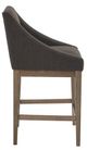 Ollix by Madison Park Simon Charcoal Counter Stool-1