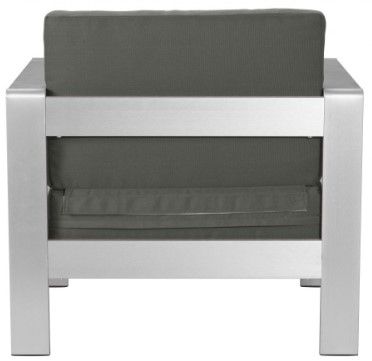 Zuo® Modern Cosmopolitan Gray Arm Chair-3