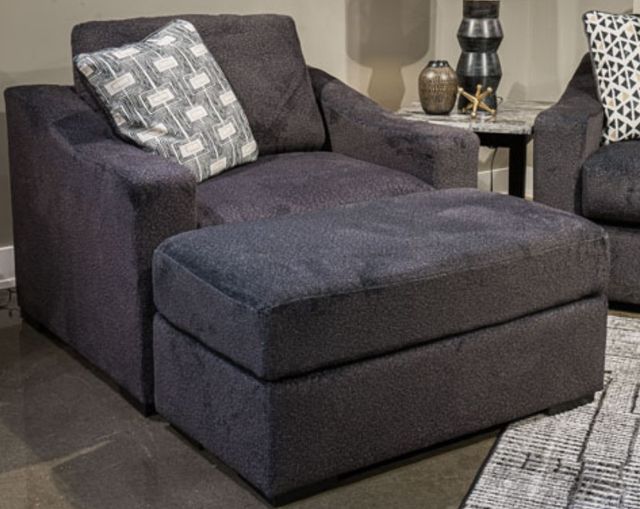 Signature Design by Ashley® Wryenlynn Onyx Ottoman-1
