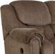 HomeStretch Del Mar Taupe Manual Rocking Reclining Loveseat with Console-1