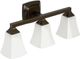 Moen® Voss™ Oil Rubbed Bronze Three Globe Bath Light-0