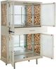 Magnussen Home® Lenox Acadia White/Warm Silver Display Cabinet-2