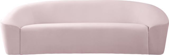 Meridian Furniture Riley Pink Velvet Sofa-0