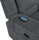 New Classic® Home Furnishings Redondo Dark Gray Power Glider Recliner-5
