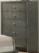 Crown Mark Evan Grey Five Piece Queen Bedroom Set-4
