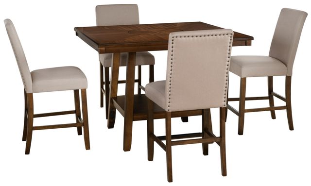 Powell® Seneca 5-Piece Brown Counter Set-0