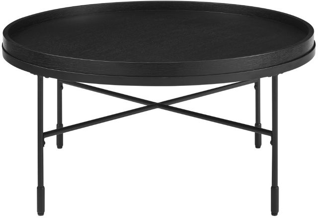 Linon Sandoval Black Coffee Table-2
