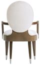 Michael Amini® Roxbury Park Cement Gray/Slate Dining Arm Chair-3