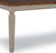 John Thomas Furniture® Vista Hickory/Stone Extension Dining Table-1