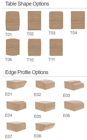 Country View Woodworking Customizable Franklin Red Oak Top 48" Dining Table with Brown Maple Base-2