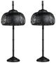 Crestview Collection Nalla 2-Piece Black Buffet Lamp Set-0
