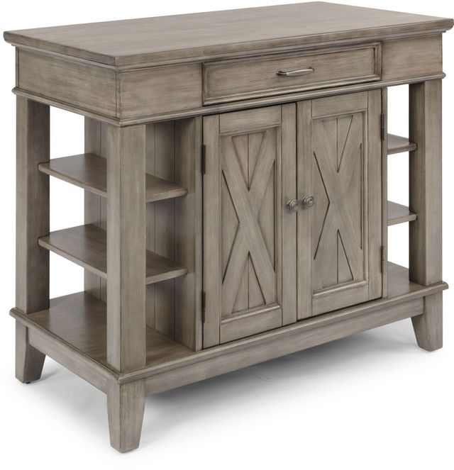 homestyles® Mountain Lodge Gray Kitchen Island-2