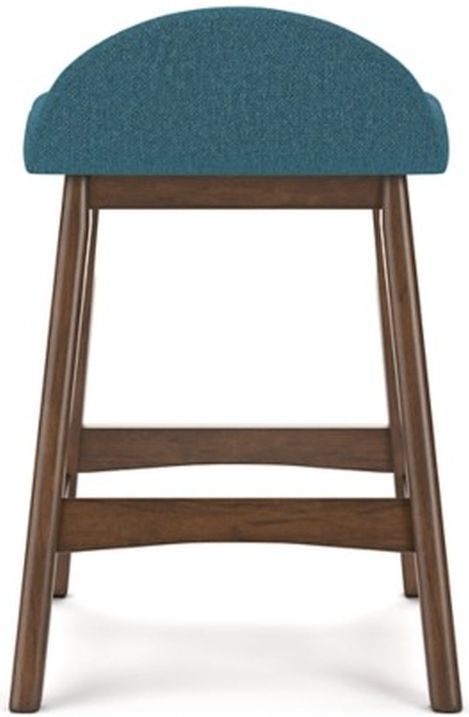 Signature Design by Ashley® Lyncott Blue Counter Bar Stool-1