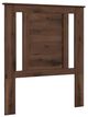 Perdue Woodworks Essential Aspen Oak Twin Panel Headboard with Side Style -0