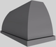 Vent-A-Hood® Designer Series 66" Gunsmoke Wall Mounted Range Hood-4