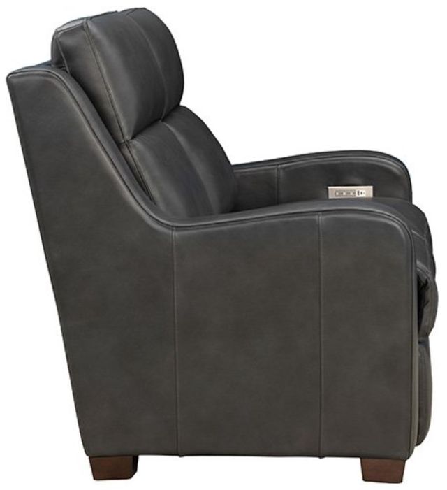 BarcaLounger® Ayden Elway Dark Gray Leather Power Reclining Loveseat-4