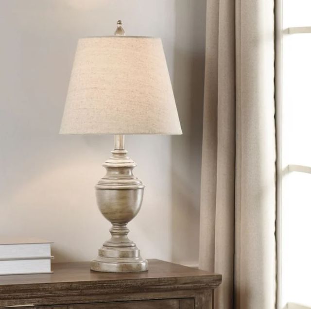 Stylecraft Bokava Light Gray/Silver Table Lamp-3