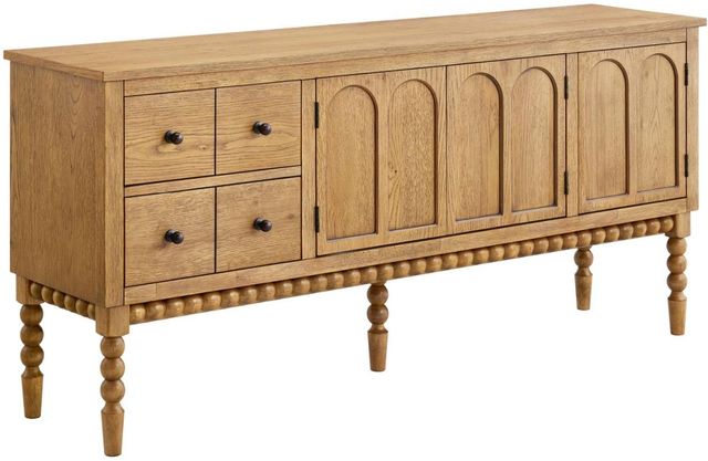 Martin Svensson Turned Wood Prairie Oak TV Stand-0