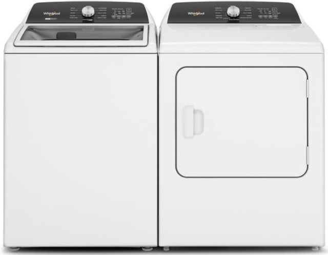 Whirlpool® White Top Load Washer & Gas Dryer Laundry Pair-0