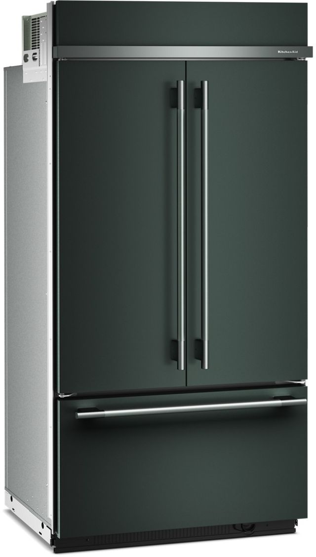 KitchenAid® 42" 24.2 Cu. Ft. Juniper Built-In French Door Refrigerator -2