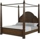 Bernards Tuscany Brown King Canopy Bed-2