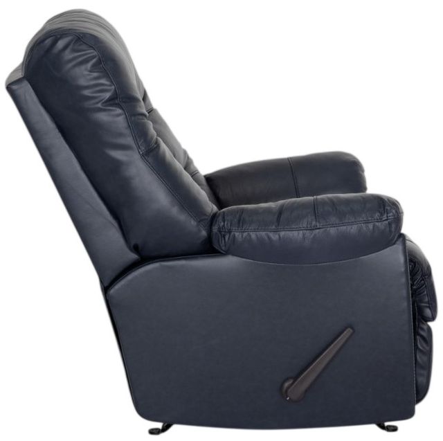Franklin™ Trilogy Federica Navy Leather Power Rocker Recliner-3