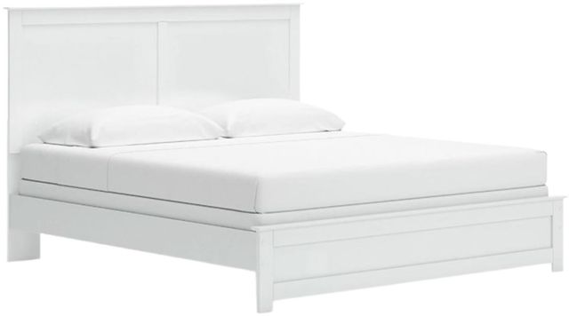 Signature Design by Ashley® Bostwick Shoals White 81" King Panel Bed-0