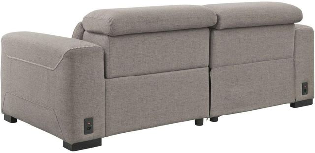 Signature Design by Ashley® Mabton 2-Piece Gray Power Reclining Left-Arm Facing Sectional and Chaise-3