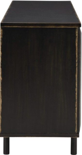 Signature Design by Ashley® Fair Ridge Distressed Black Accent Cabinet-2