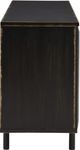 Signature Design by Ashley® Fair Ridge Distressed Black Accent Cabinet-2