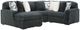 Signature Design by Ashley® Midnight-Madness 4-Piece Gunmetal Left-Arm Facing Sectional and Chaise-0