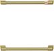 Café™ Brushed Brass Under The Counter Refrigerator Handle Kit-0
