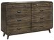 New Classic® Home Furnishings Rex Walnut Brown Dresser-0