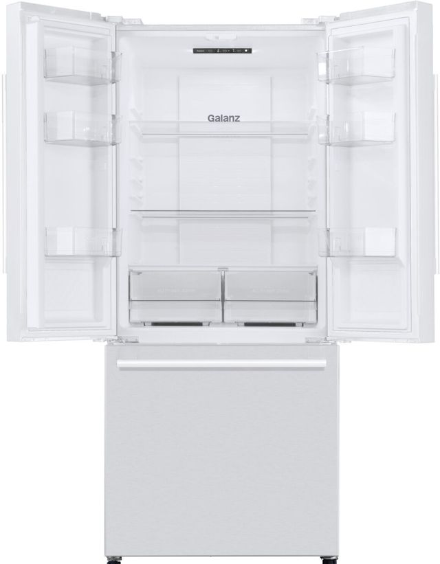 Galanz 16 Cu. Ft. White French Door Refrigerator-1