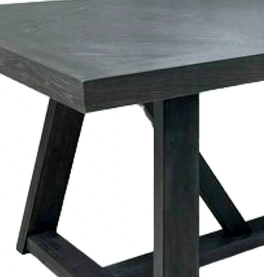 Elements International Transcend Charcoal Dining Table-1