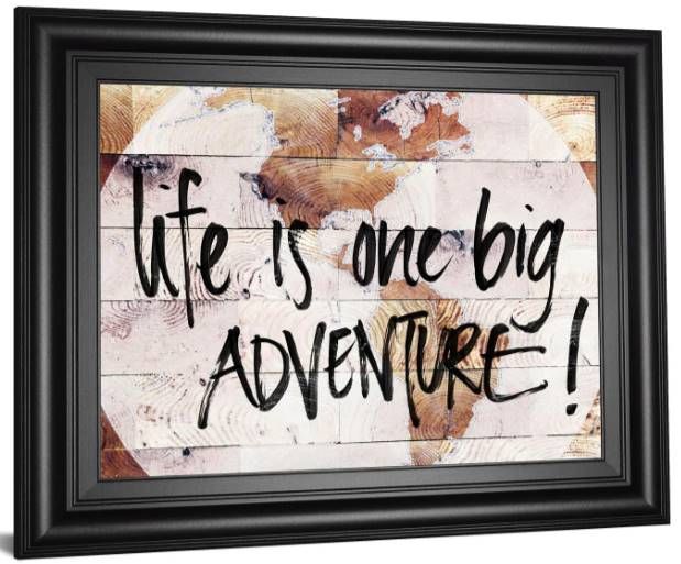 Classy Art World on Wood by Sd Studios Wall Art-1