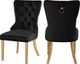 Meridian Furniture Carmen Black Velvet Dining Chair-3