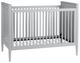 Westwood Design Modern Nursery Light Gray 3-in-1 Convertible Crib-0