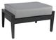 CabanaCoast® Customizable Studio Aluminum/Fabric Outdoor Ottoman-0