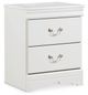 Signature Design by Ashley® Anarasia 5-Piece White Twin Sleigh Headboard Bedroom Set-4