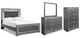 Signature Design by Ashley® Lodanna 4-Piece Gray Queen Panel Bed Set-0