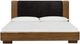 Modus Furniture Boka Black/Impala King Upholstered Platform Bed-3