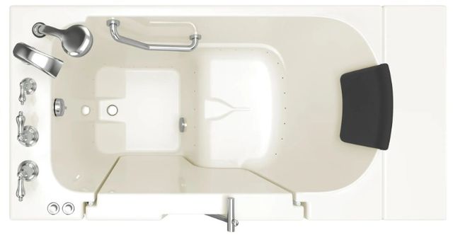 American Standard Gelcoat Linen 30” x 52” Walk-in Tub with Air Spa System - Left-Hand Drain with Faucet-1