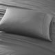 Olliix by Sleep Philosophy Grey Full 300 Thread Count Liquid Cotton Sheet Set-2