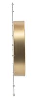 A & B Home Clear/Gold/White Round Gear Clock-2