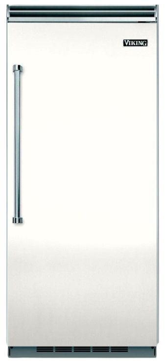 Viking® 5 Series 19.2 Cu. Ft. Pure White Right Hinge Column Freezer