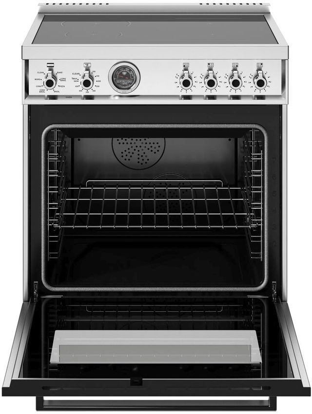 Bertazzoni Professional Series 30" Fingerprint Resistant Stainless Steel Pro Style Induction Range-1