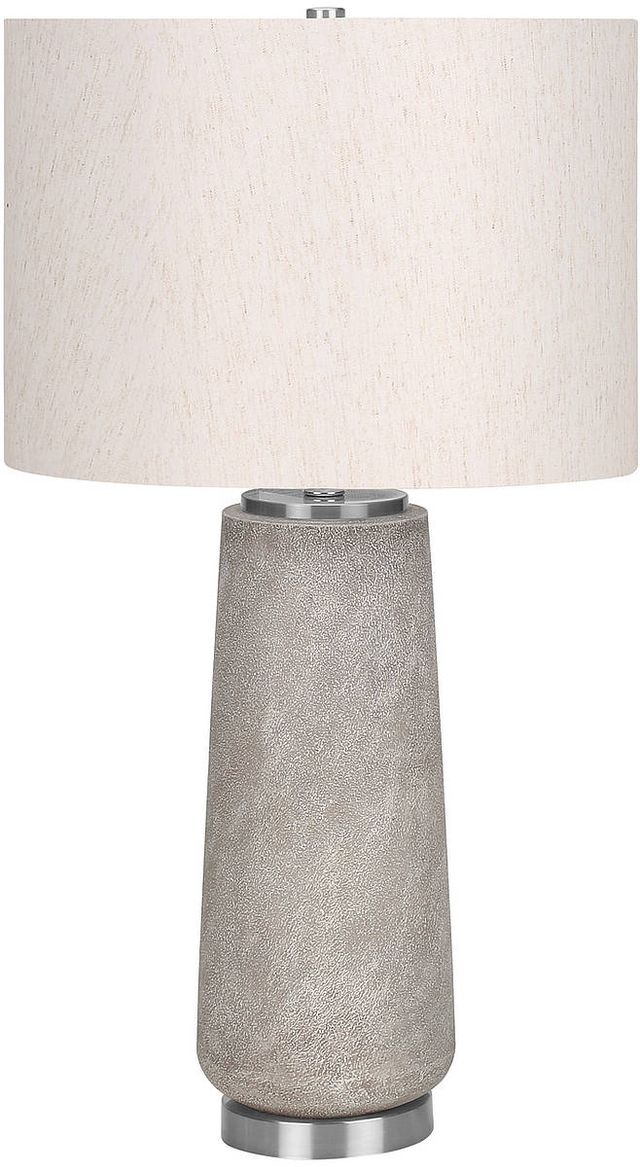 Monarch Specialties Inc. 29"H Grey Resin Table Lamp-0