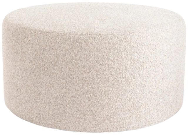 Smith Brothers Customizable 2000 Medium Round Ottoman with Casters-0