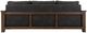 International Furniture Direct Walnut Black/Lacquer Reddish Brown Sofa-5